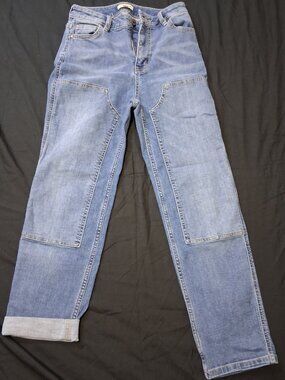 Molly Yeh High Rise Straight Leg Jeans Size 2
